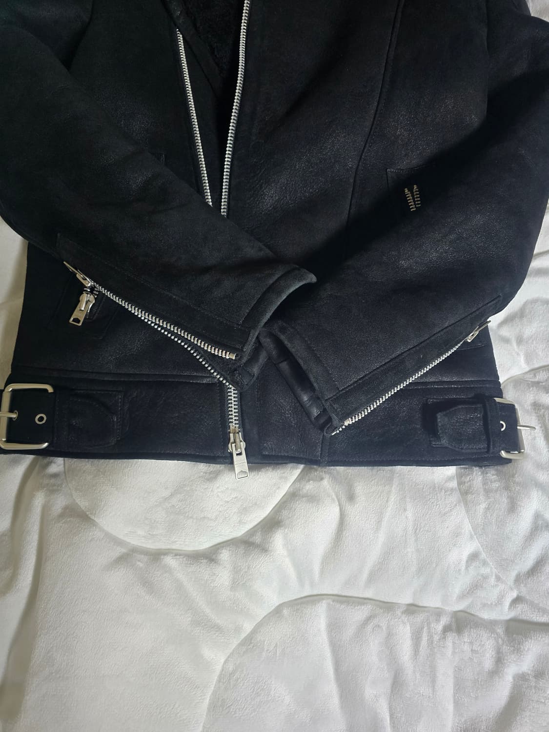 올세인츠 끝판왕 무스탕, 마이레스 시어링 자켓(100사이즈) 상품이미지7