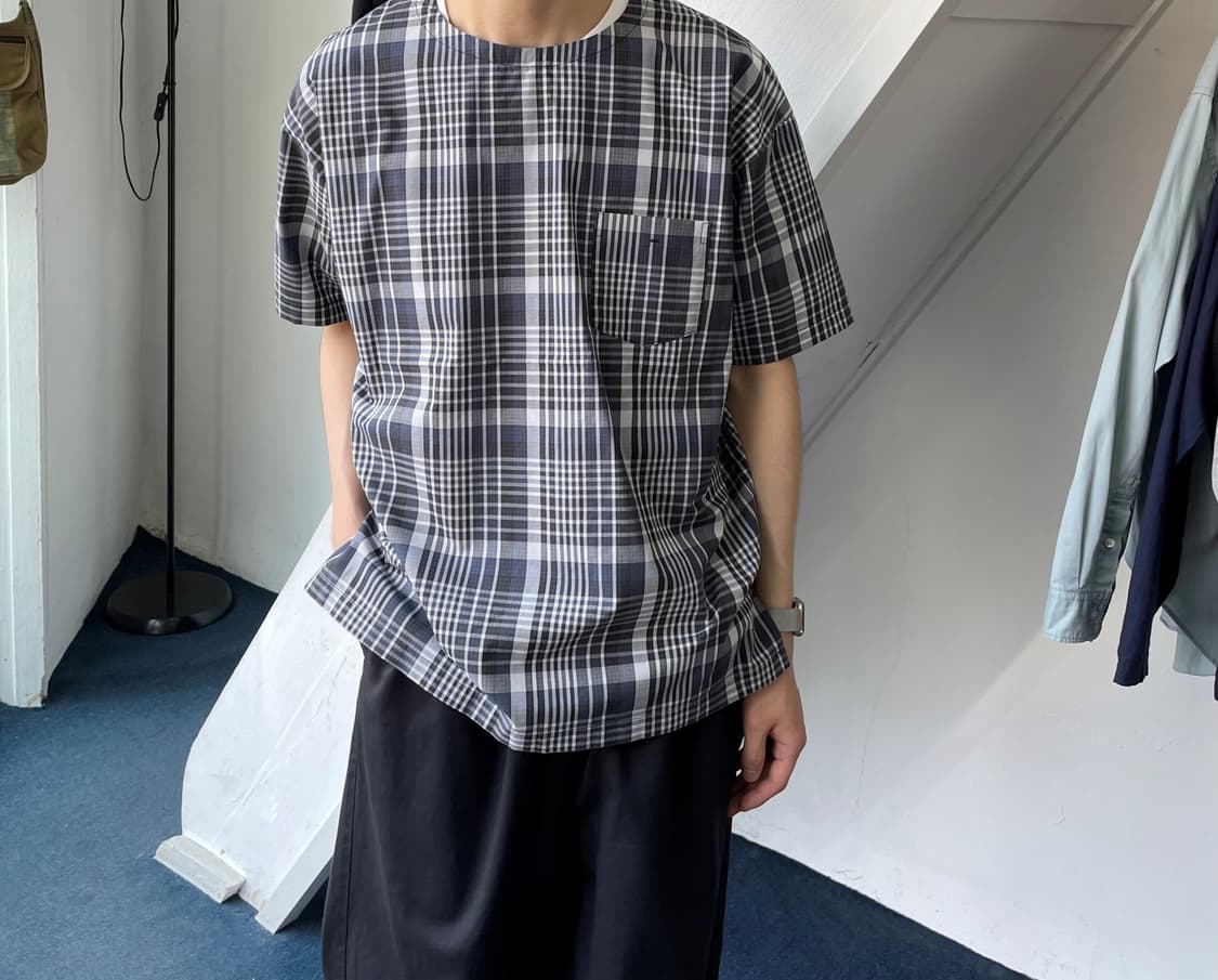 Check half pullover shirt[new] 상품이미지1