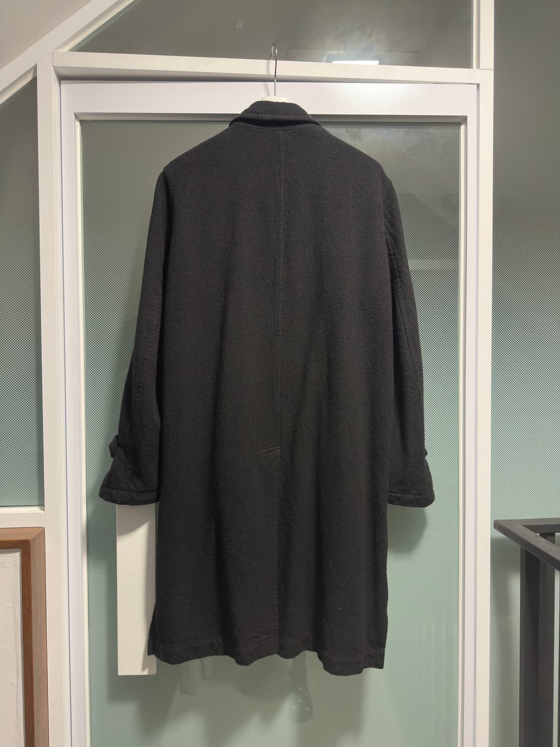 꼼데가르송 블랙 울코트 상품이미지2