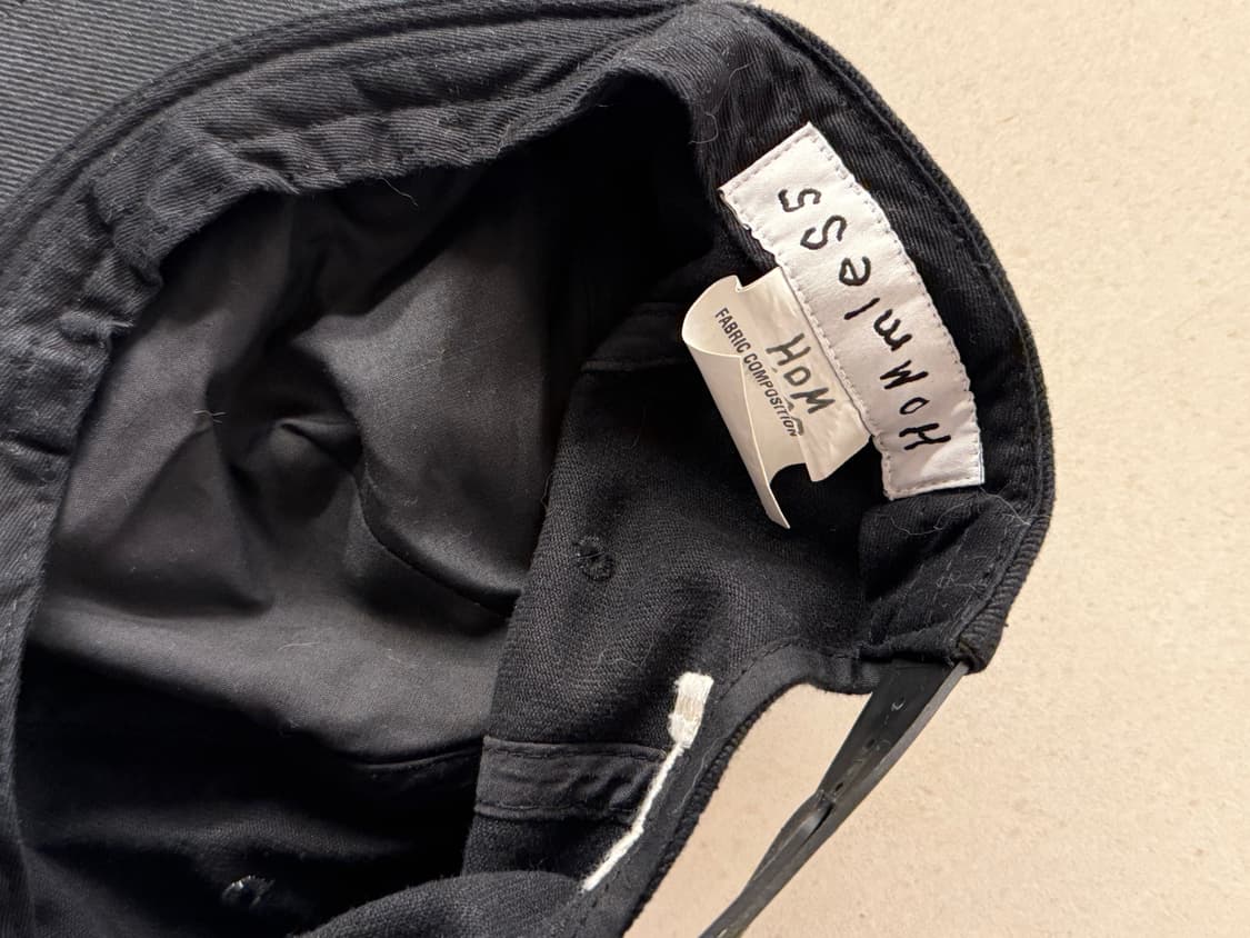 HMLS VTG 5 PANEL HAT - BLACK 상품이미지2