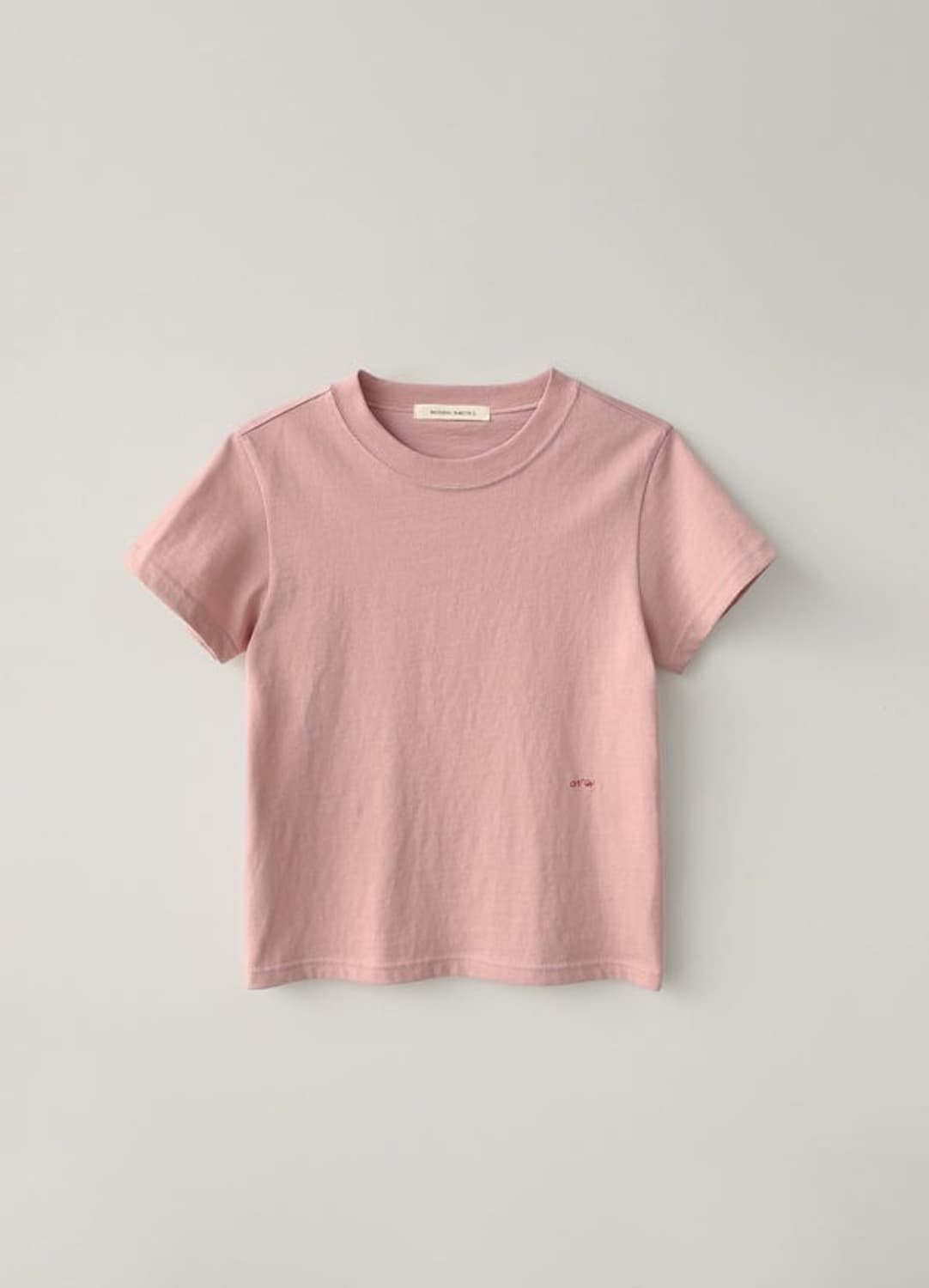 낫띵리튼 티나 코튼 반팔 티셔츠 핑크 상품이미지1