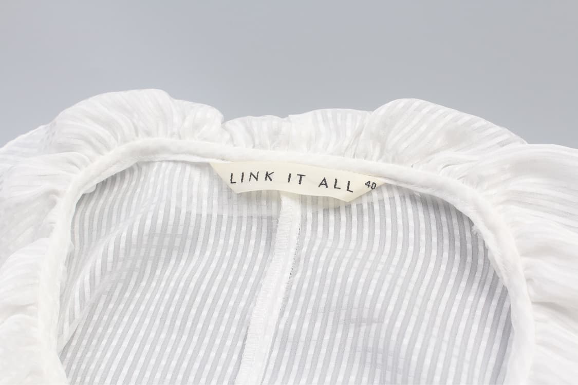 LINK IT ALL Shirring Border Blouse  상품이미지6