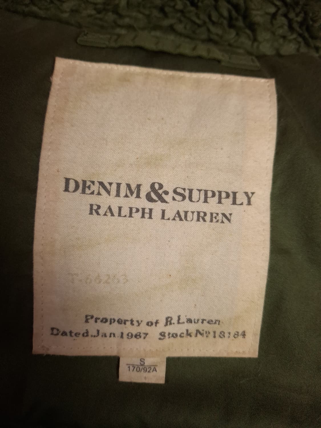 오리지날 랄프로렌폴로 데님앤서플라이 성조기 N3B 파카 상품이미지6