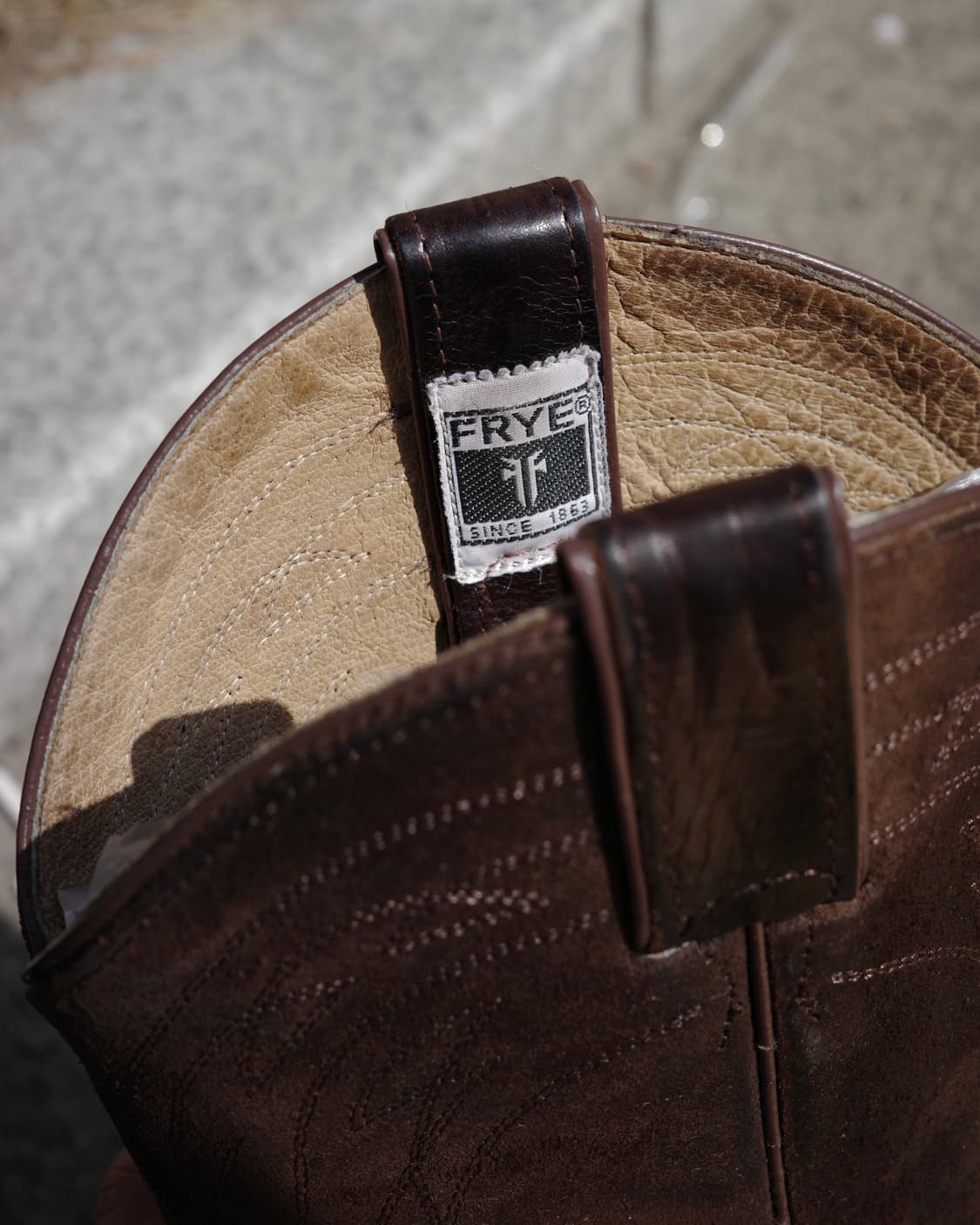 빈티지 frye 스웨이드 웨스턴 부츠 상품이미지5