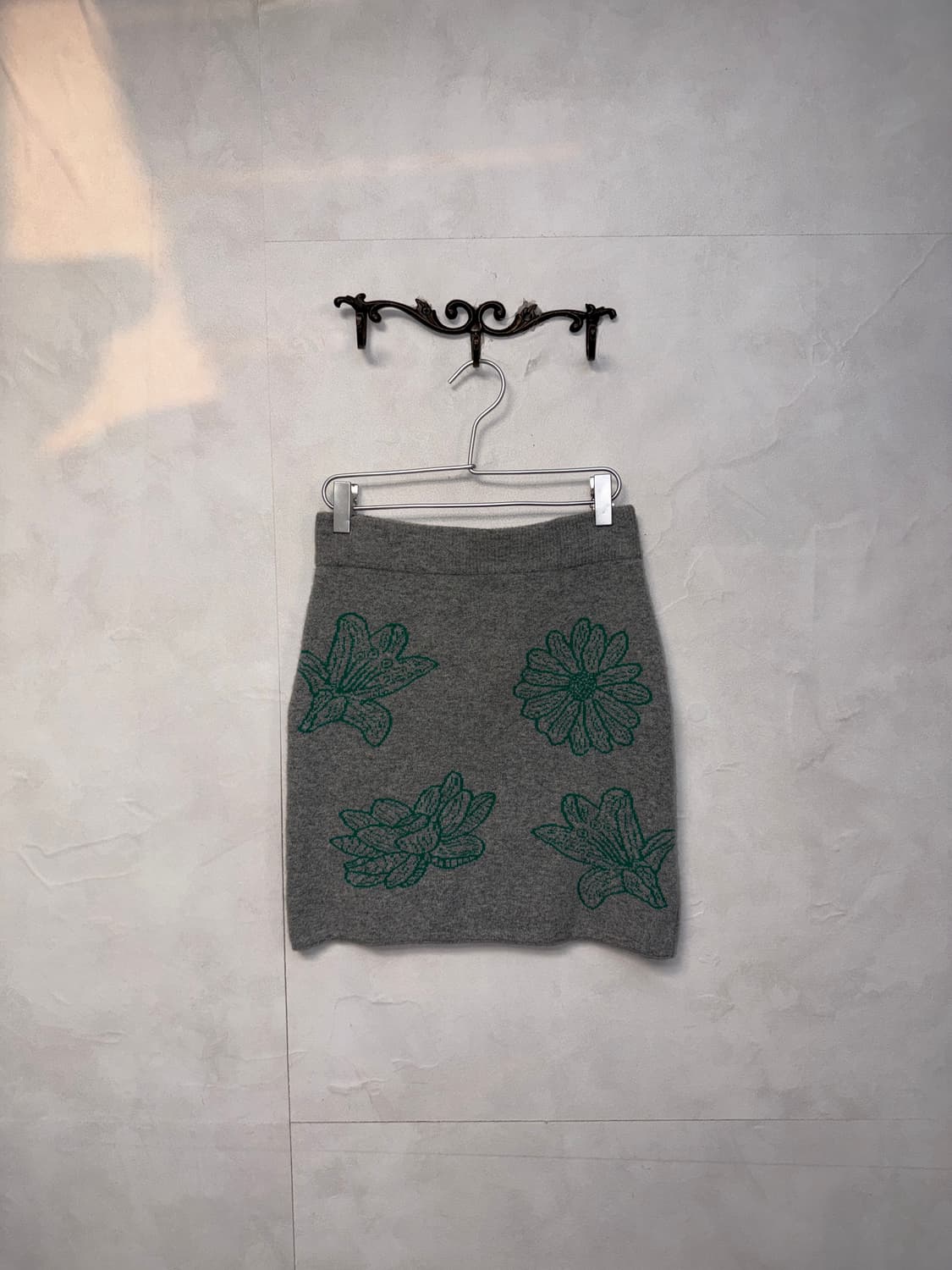 Mardi Mercredi wool blended daisy skirt  상품이미지1