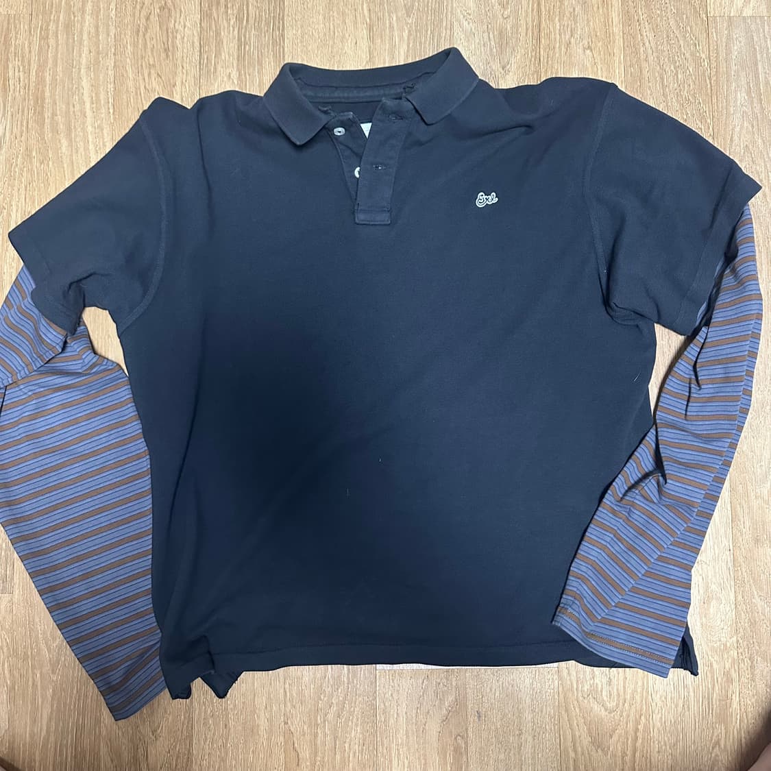 Erl 더블슬리브 폴로 L 사이즈 3회착 상품이미지3