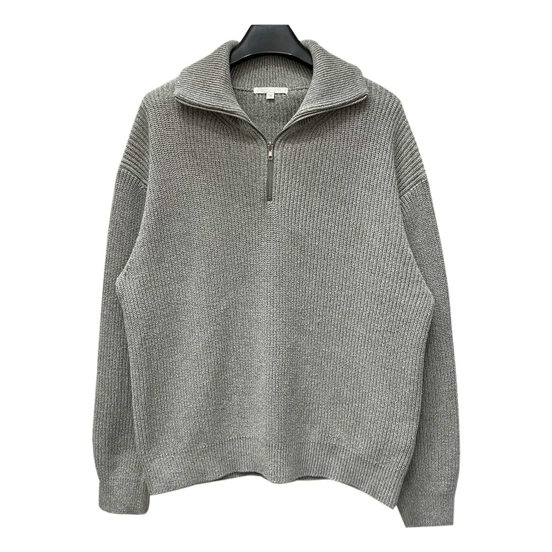 키뮤어 오버핏 워셔블 하프집업 니트 M 상품이미지1