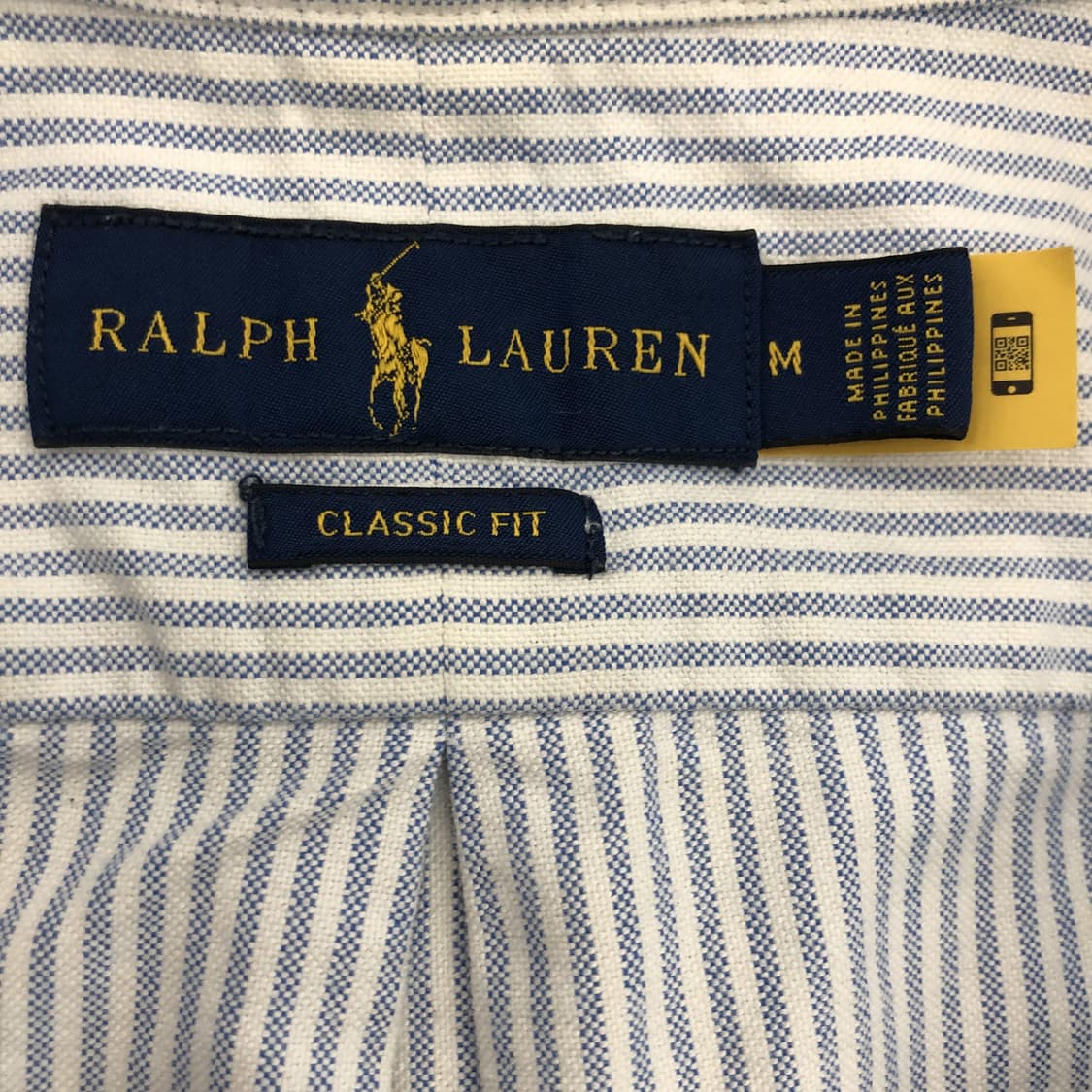 폴로 랄프로렌 (QR) 옥스포드 셔츠 M 백화점판 상품이미지5