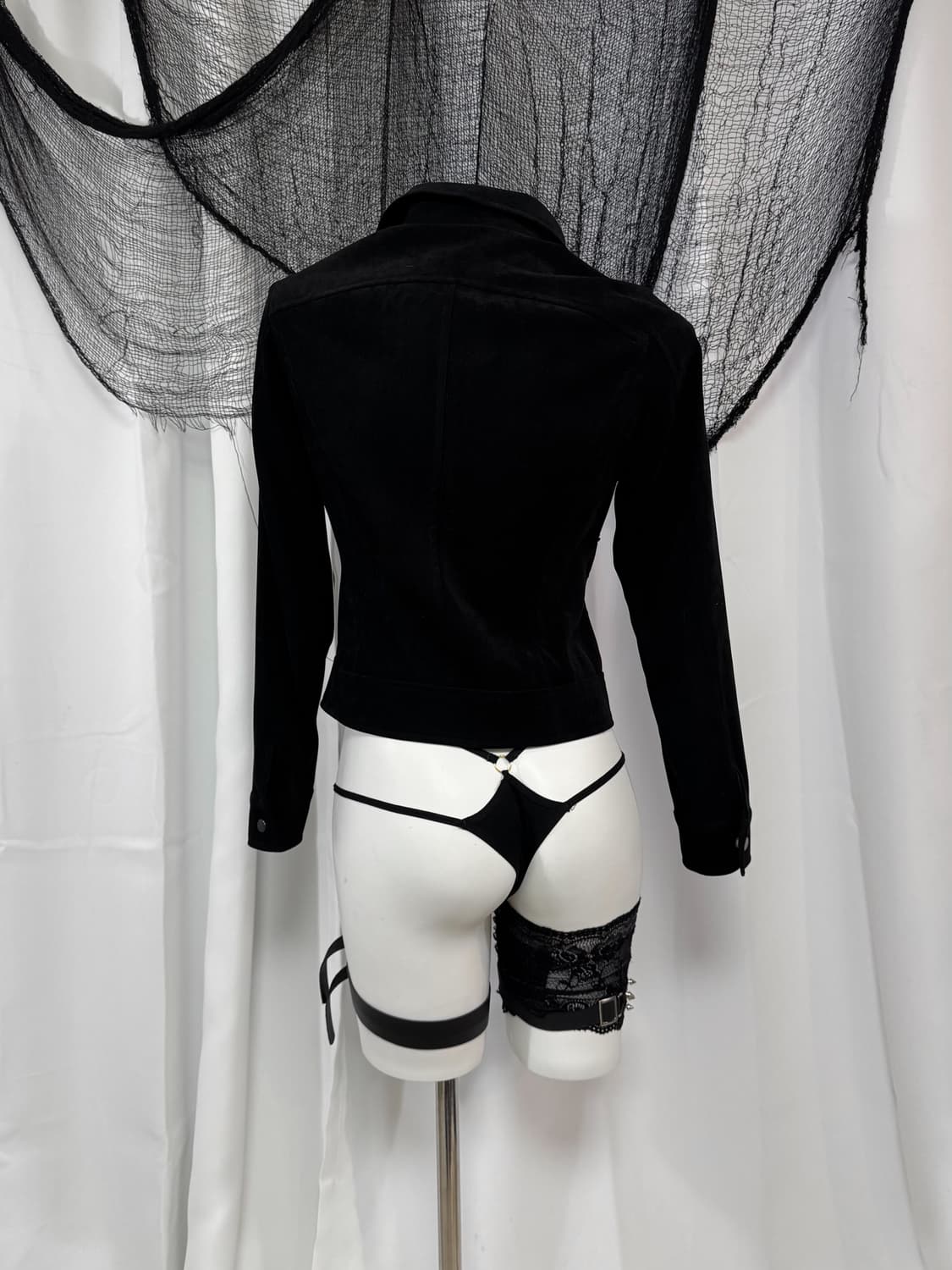 lace corset jacket, skirt set 상품이미지5