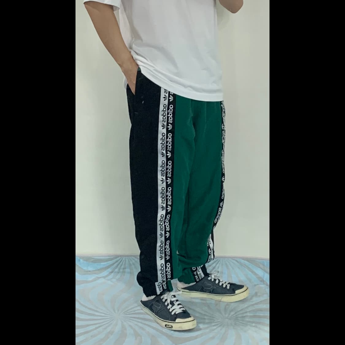 아디다스 테이핑 나일론 조거팬츠 상품이미지3