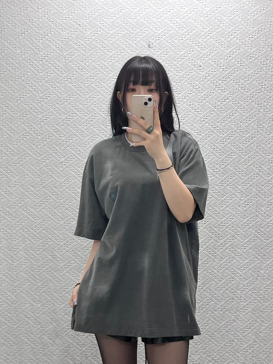 솔리드옴므 타이다이 스트릿펑크 그래픽 나비 반팔티 100 C12671 상품이미지1