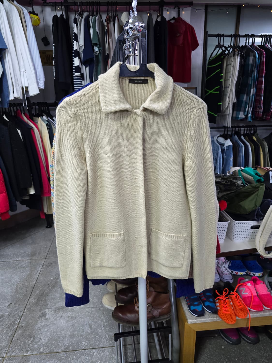 SYSTEM 시스템 아이보리 니트 가디건 (1316) 상품이미지1