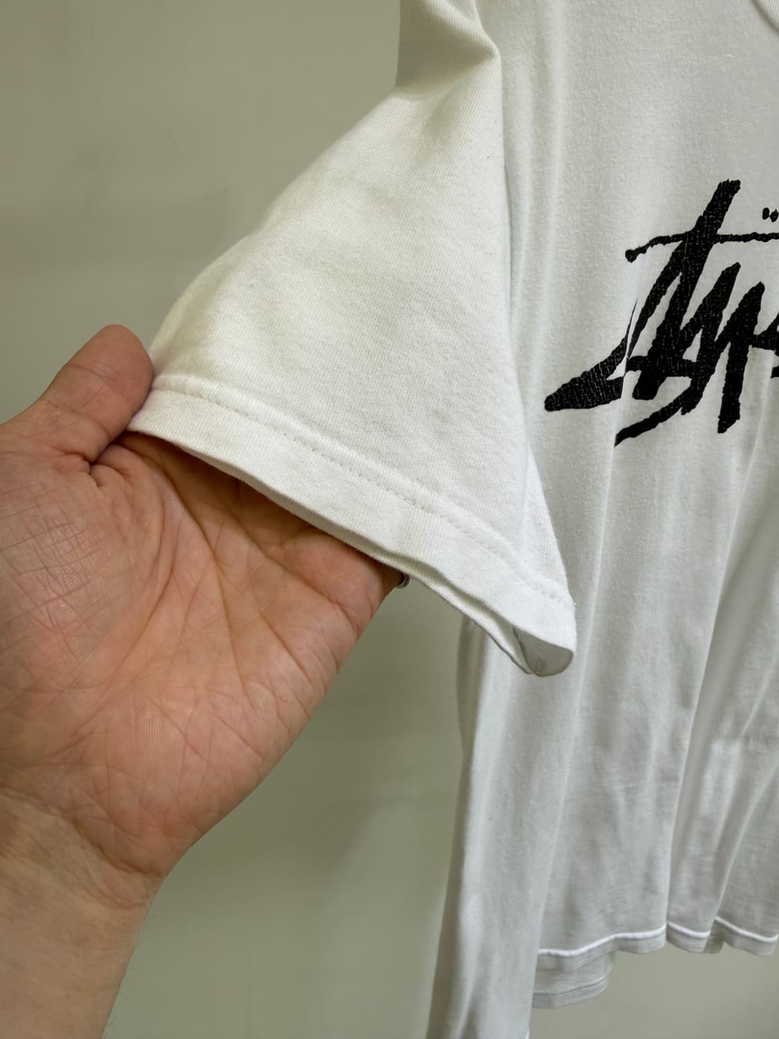 STUSSY 로고 프린팅 티셔츠  상품이미지3