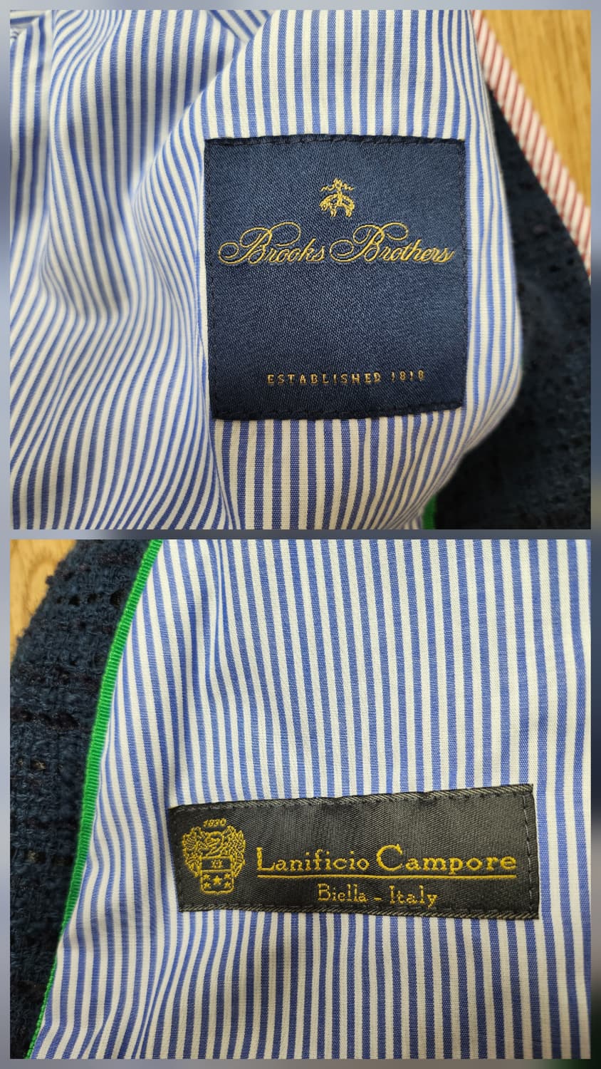 브룩스브라더스 금장 트위드 자켓55(새제품) 상품이미지9