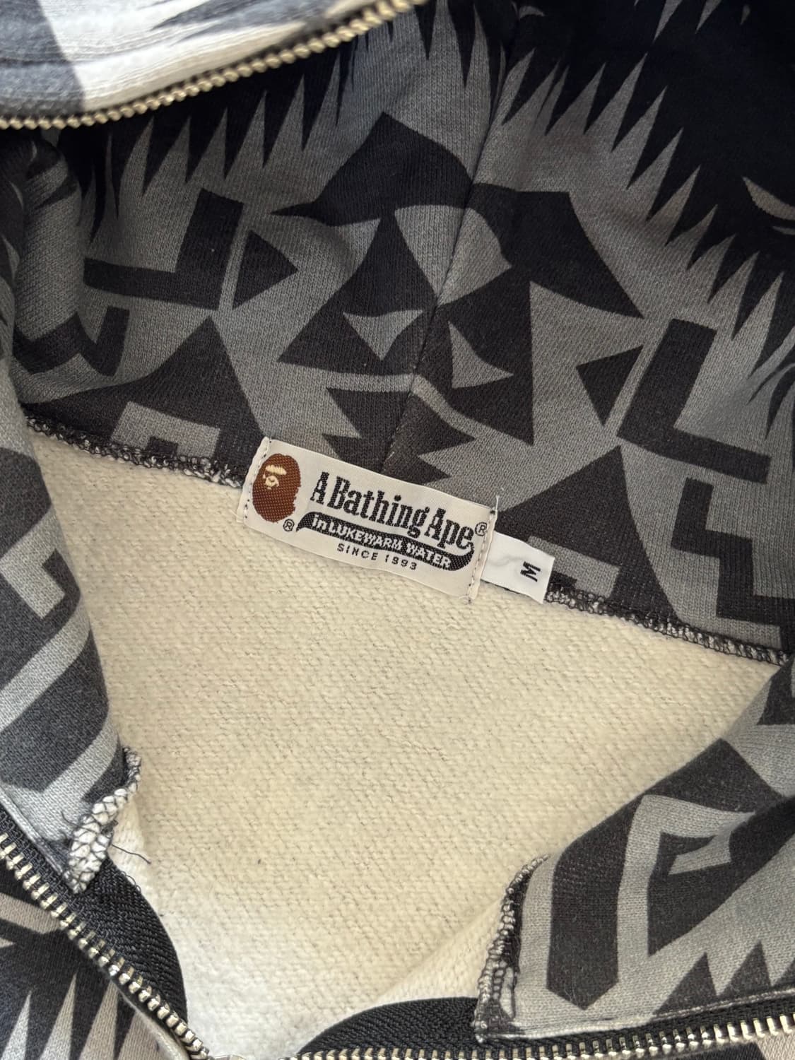 Bape 베이프 네이티브 패턴 풀집 후디 상품이미지3