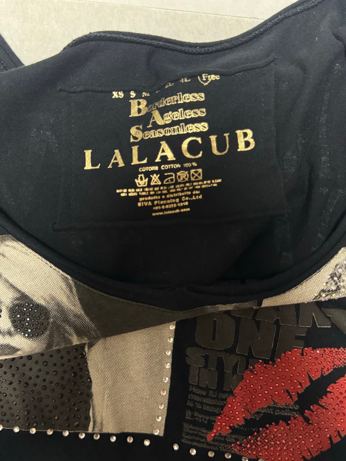 Cubic Printed Detail T-shirt 상품이미지3