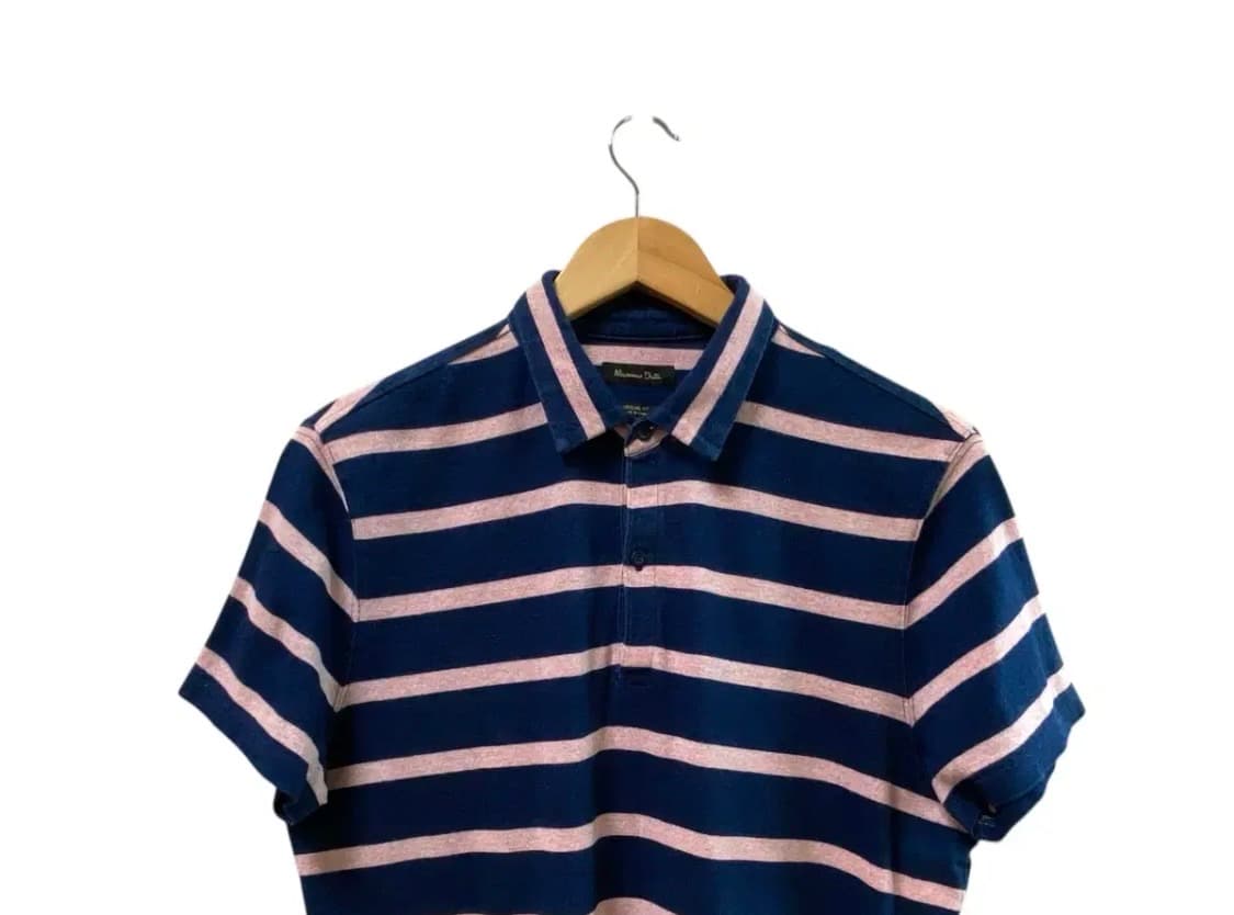 마시모두띠 네이비 스트라이프 반팔티 M 상품이미지2