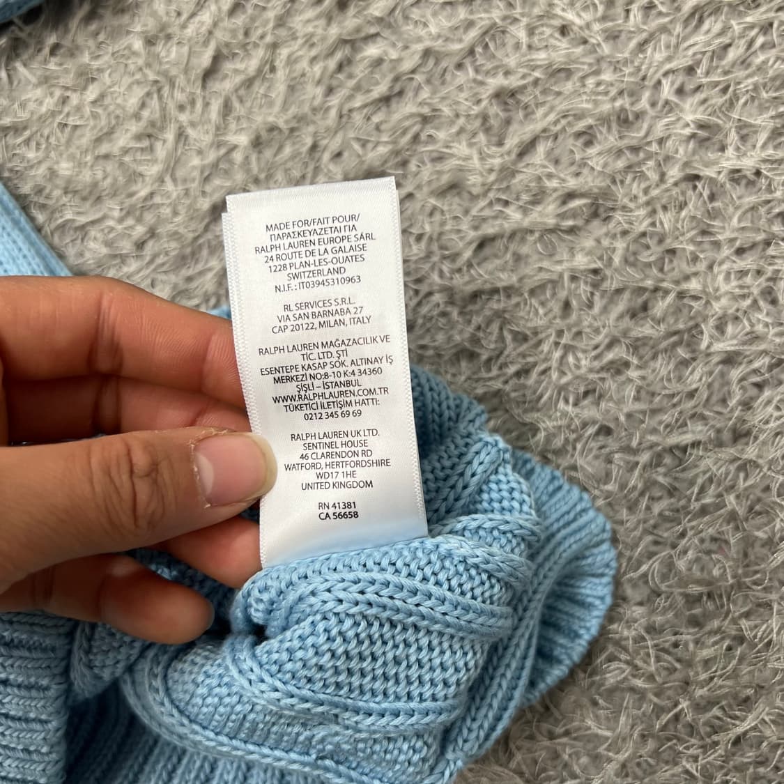 [95] 폴로 랄프로렌 신형 반팔 니트 (새상품) 상품이미지5