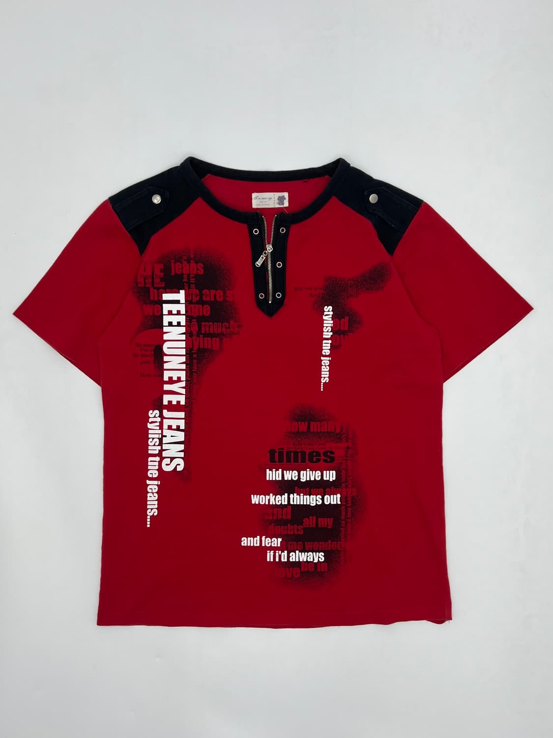 빈티지 y2k 프린팅 빈팔 상품이미지1