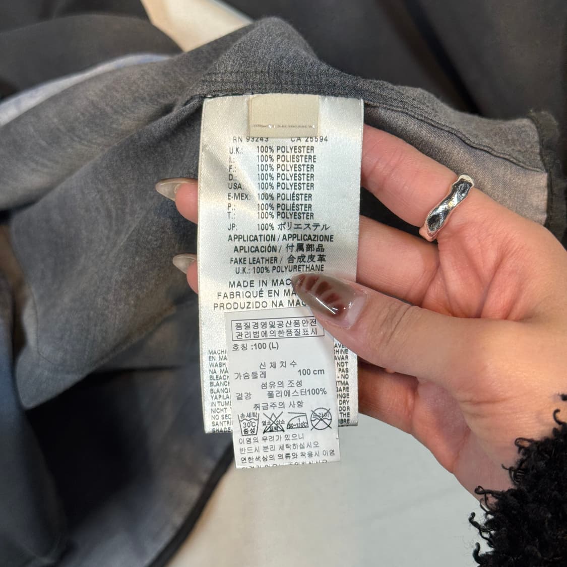 L) 디젤 블랙 골드 아방가르드 플라워 프린트 셔츠 상품이미지8