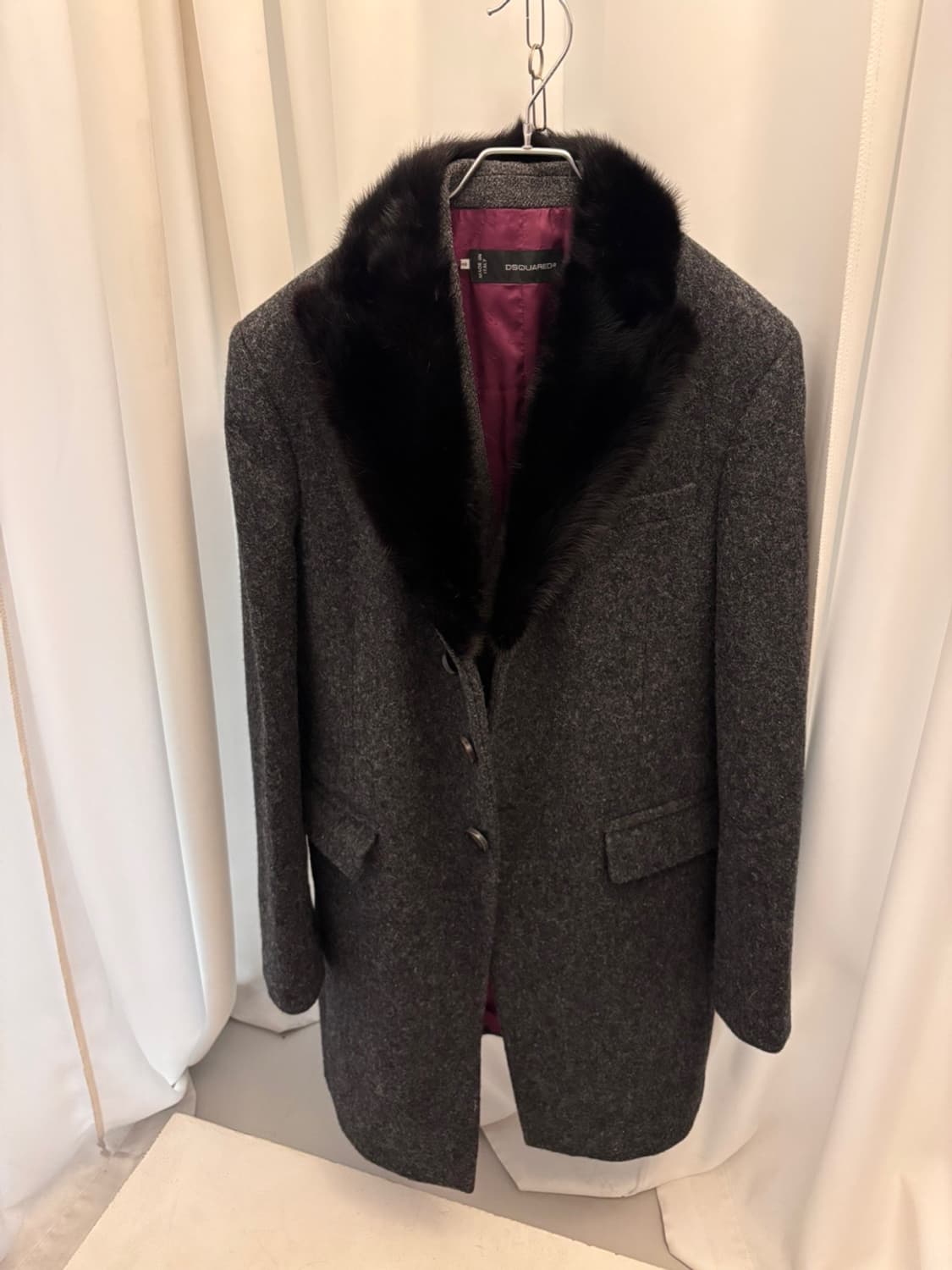 Vintage Dsquared2 Layered Mink Wool CT 상품이미지1