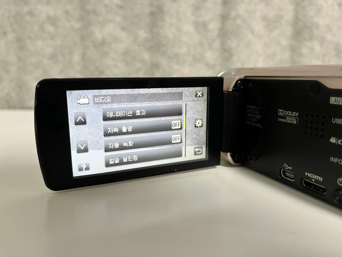 A급/ 카리나 캠코더 / Jvc e180 빈티지 캠코더 로즈골드 상품이미지5