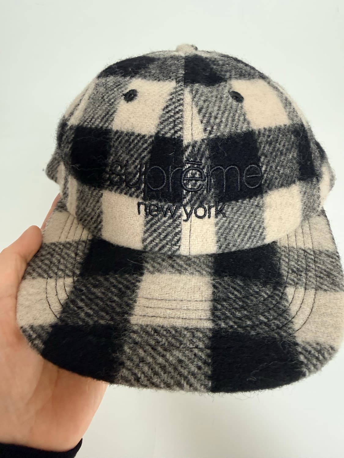 슈프림 울체크 캡 상품이미지6