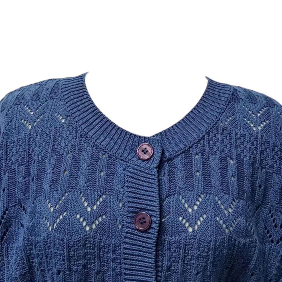 빈티지 펀칭 니트 가디건 상품이미지3