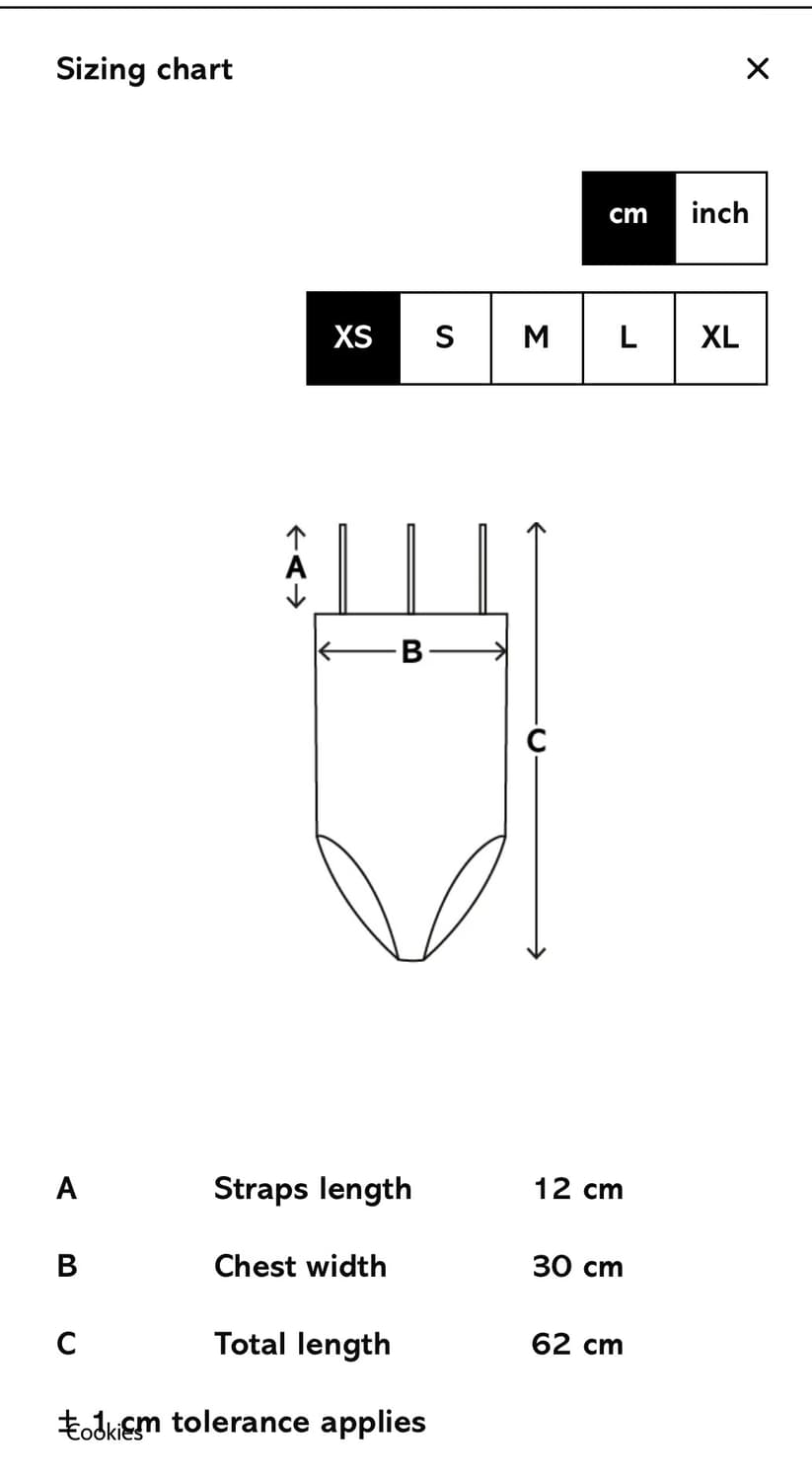 베이스레인지 수영복 Nida 블랙 xs 상품이미지5