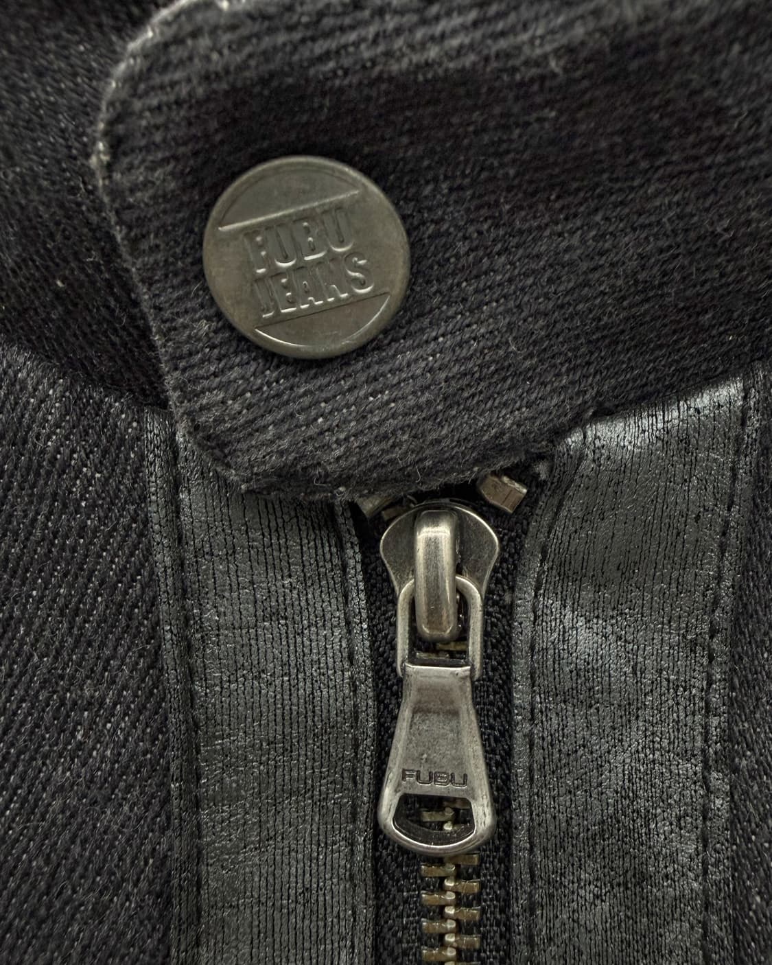 fubu 00s 데님 바이커 자켓 블랙 상품이미지8