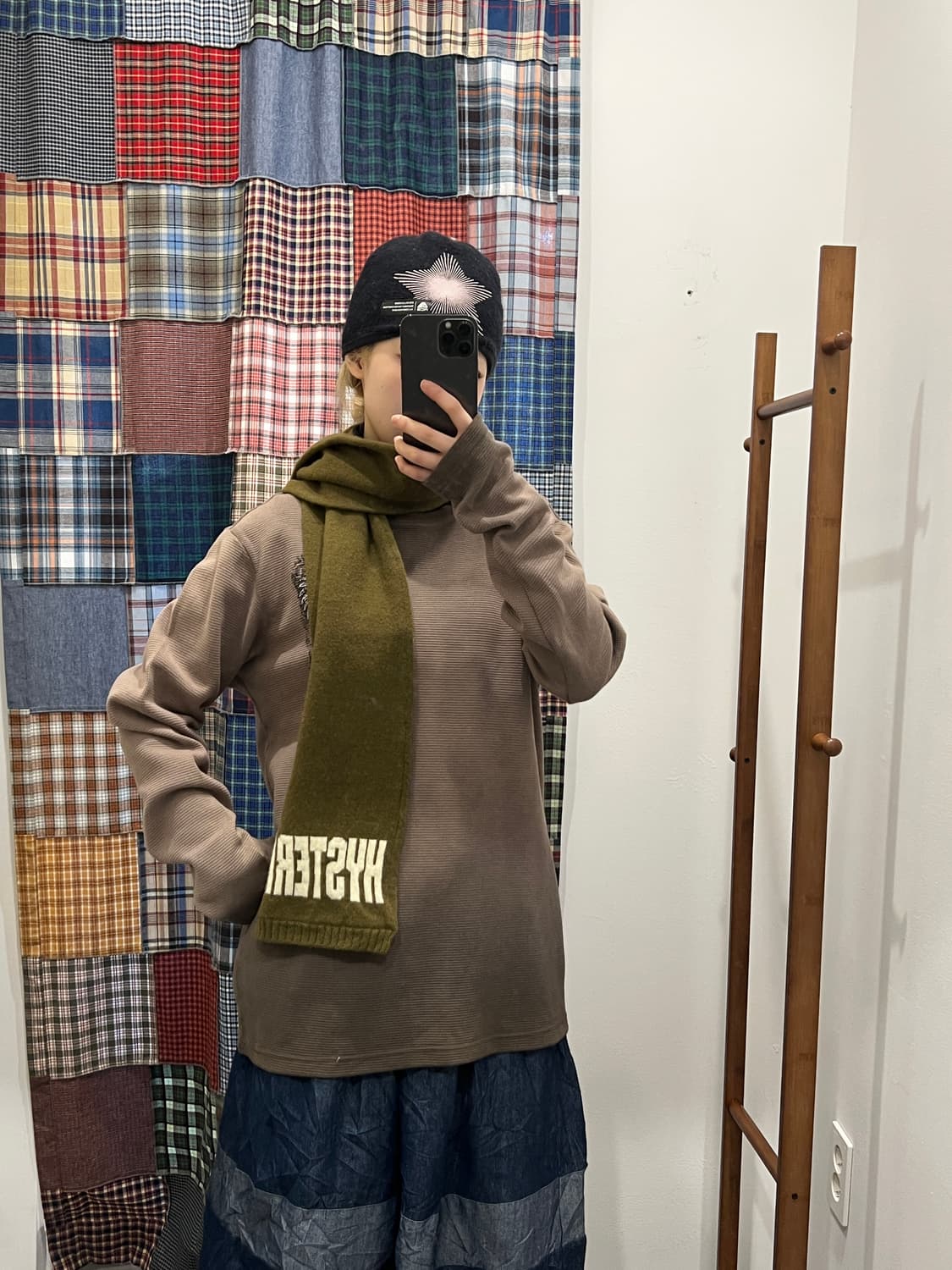 Buckaroo 브라운 패치 니트 상품이미지6