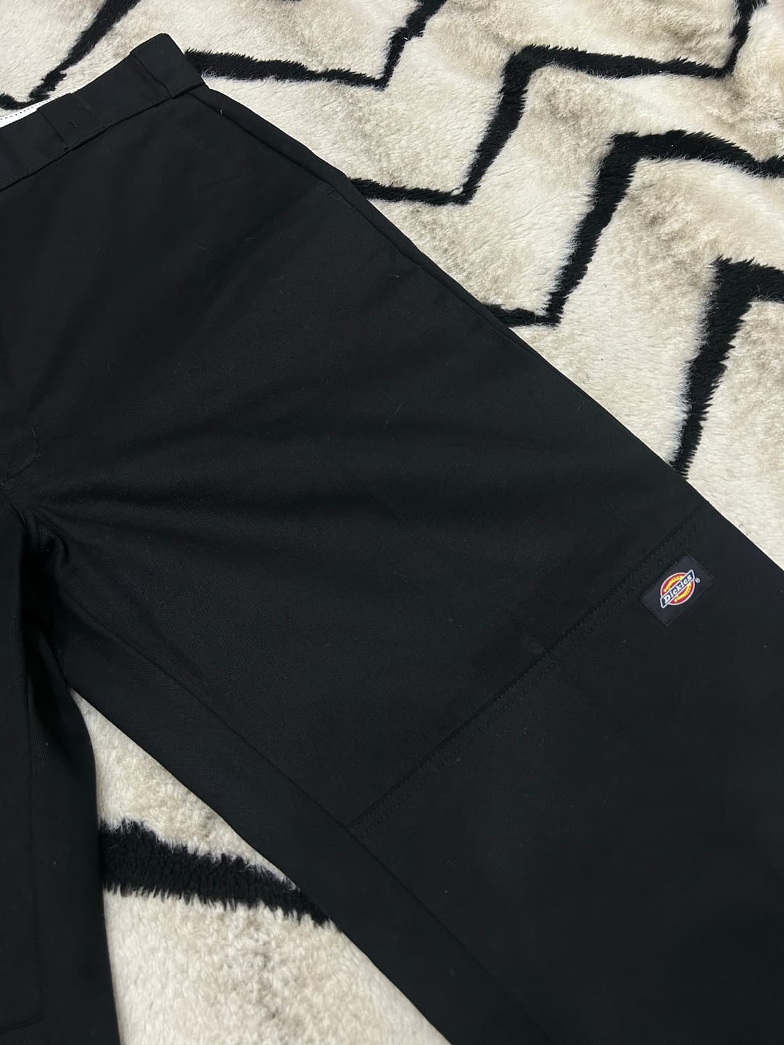 [38]디키즈 더블니 루즈핏 워크팬츠/블랙 상품이미지1