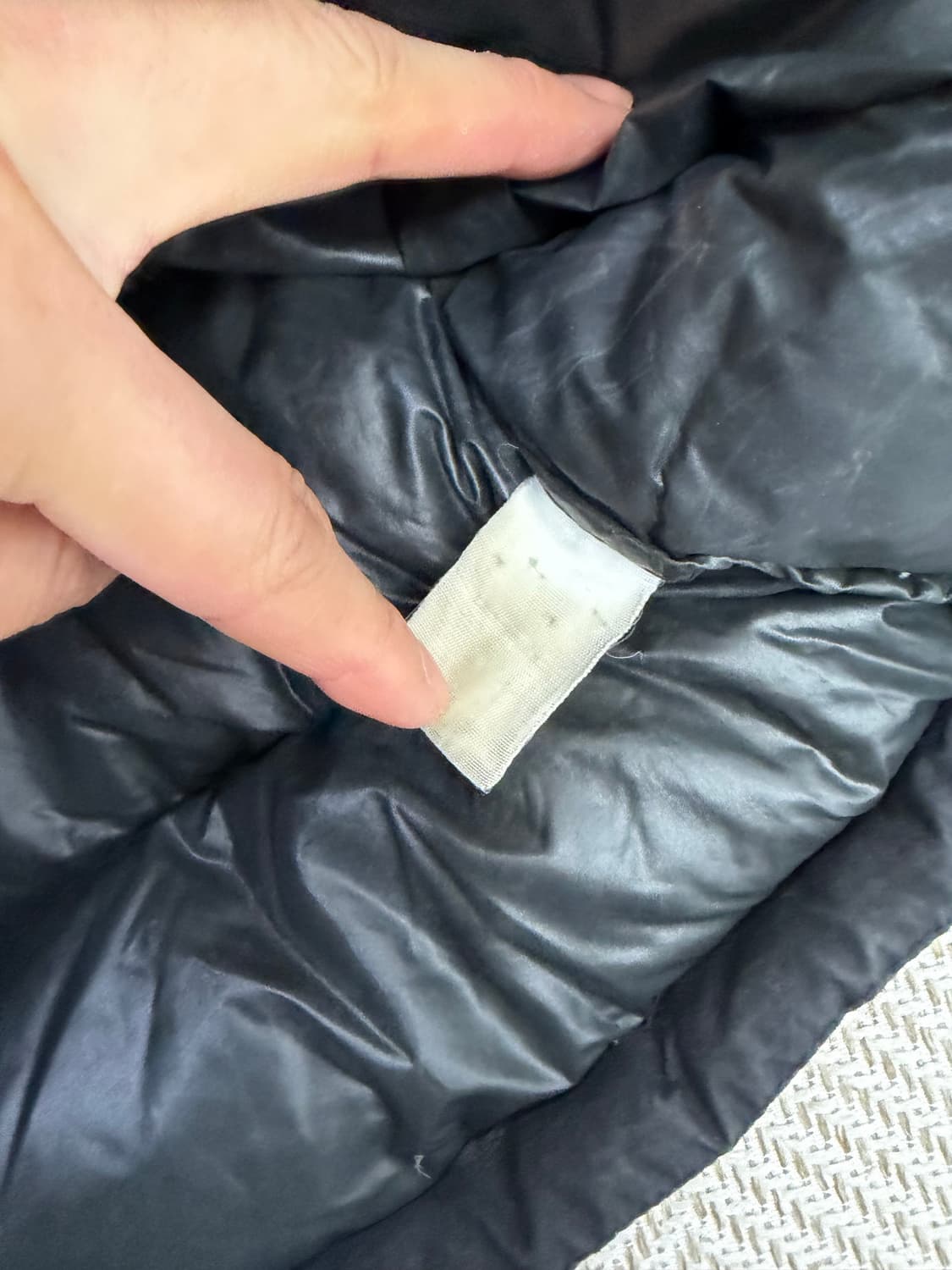 정품) 노스페이스 800필 블랙 패딩 95 상품이미지8