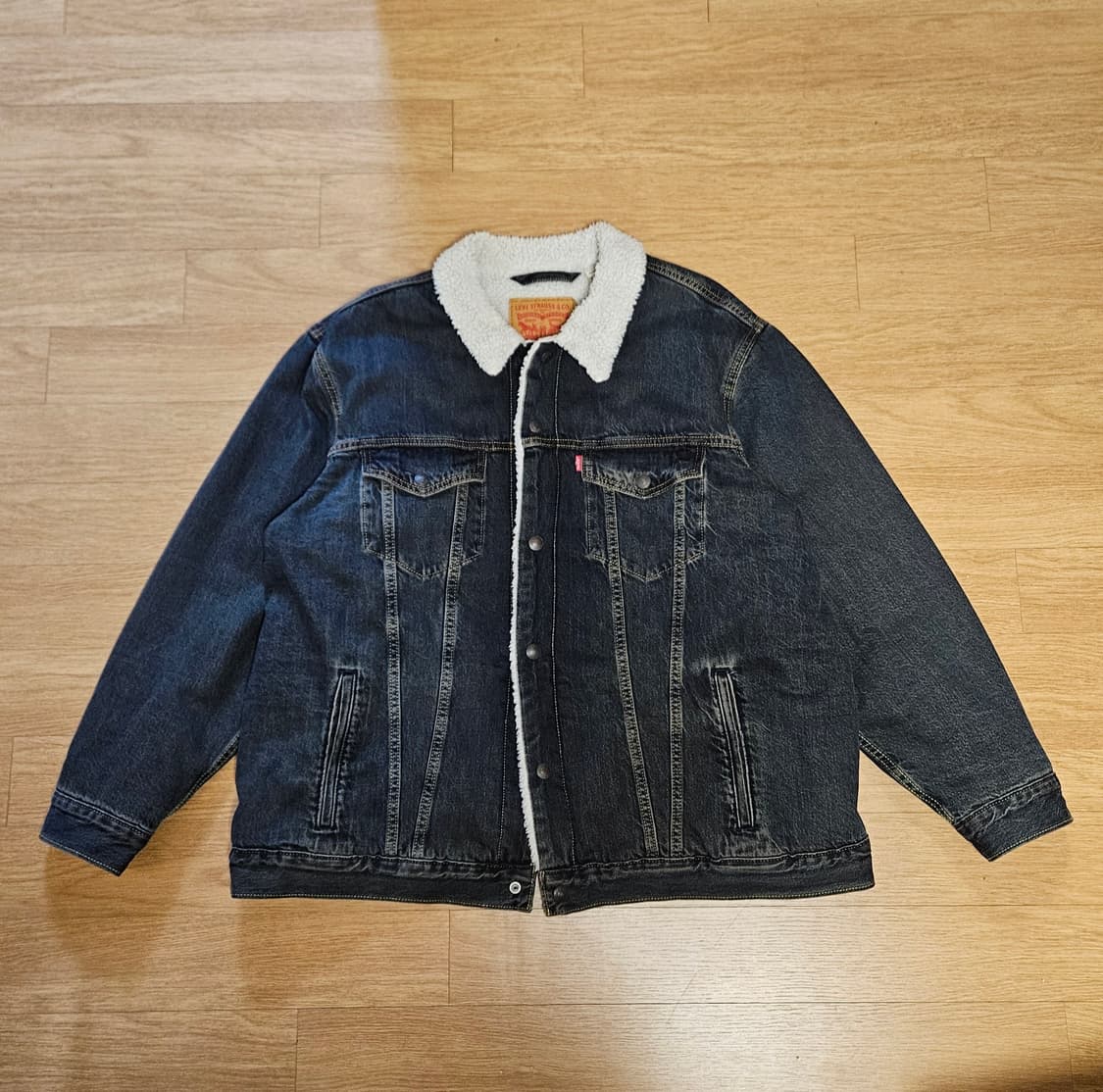 리바이스 쉐르파 트러커 데님 자켓(XL) 상품이미지1