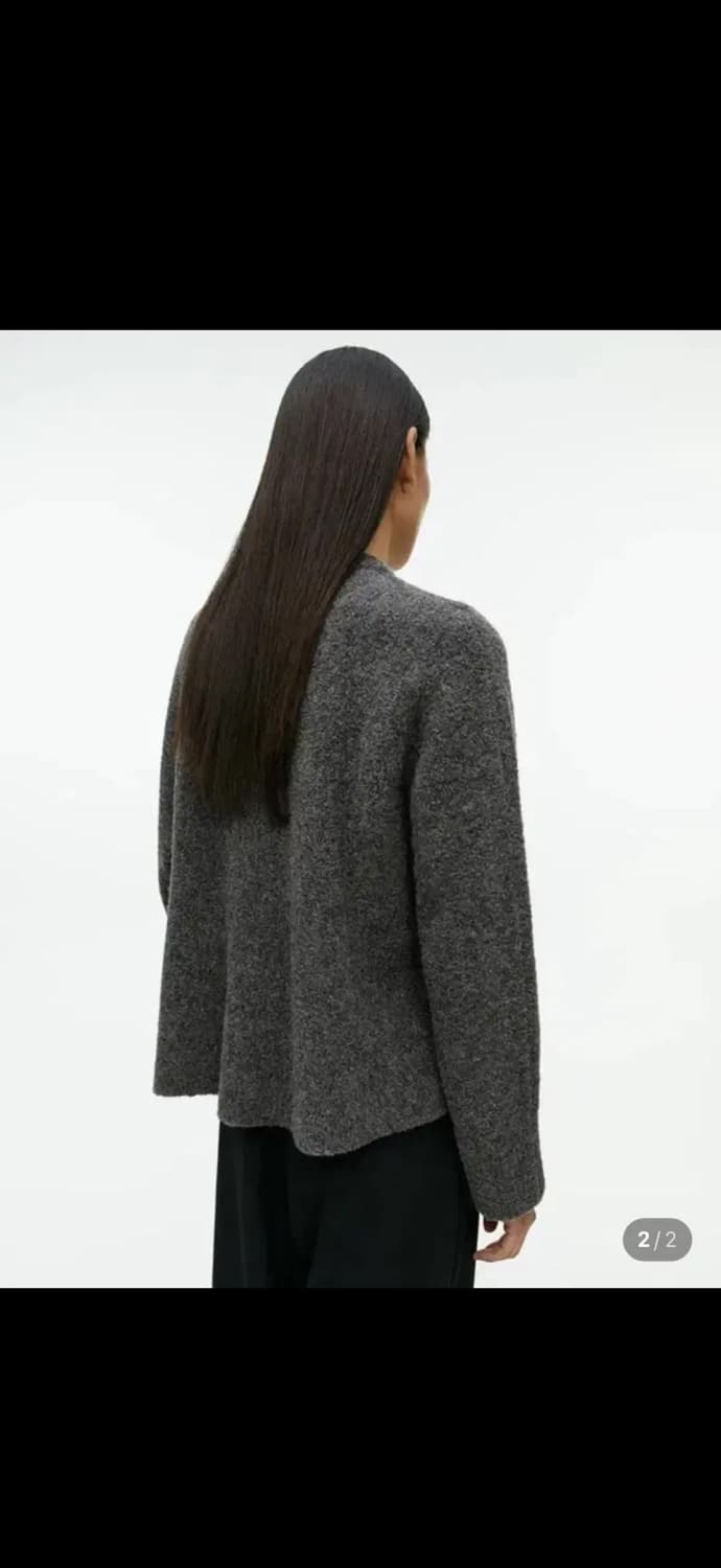 아르켓 보우 울 스웨터 셔링리본니트 상품이미지2