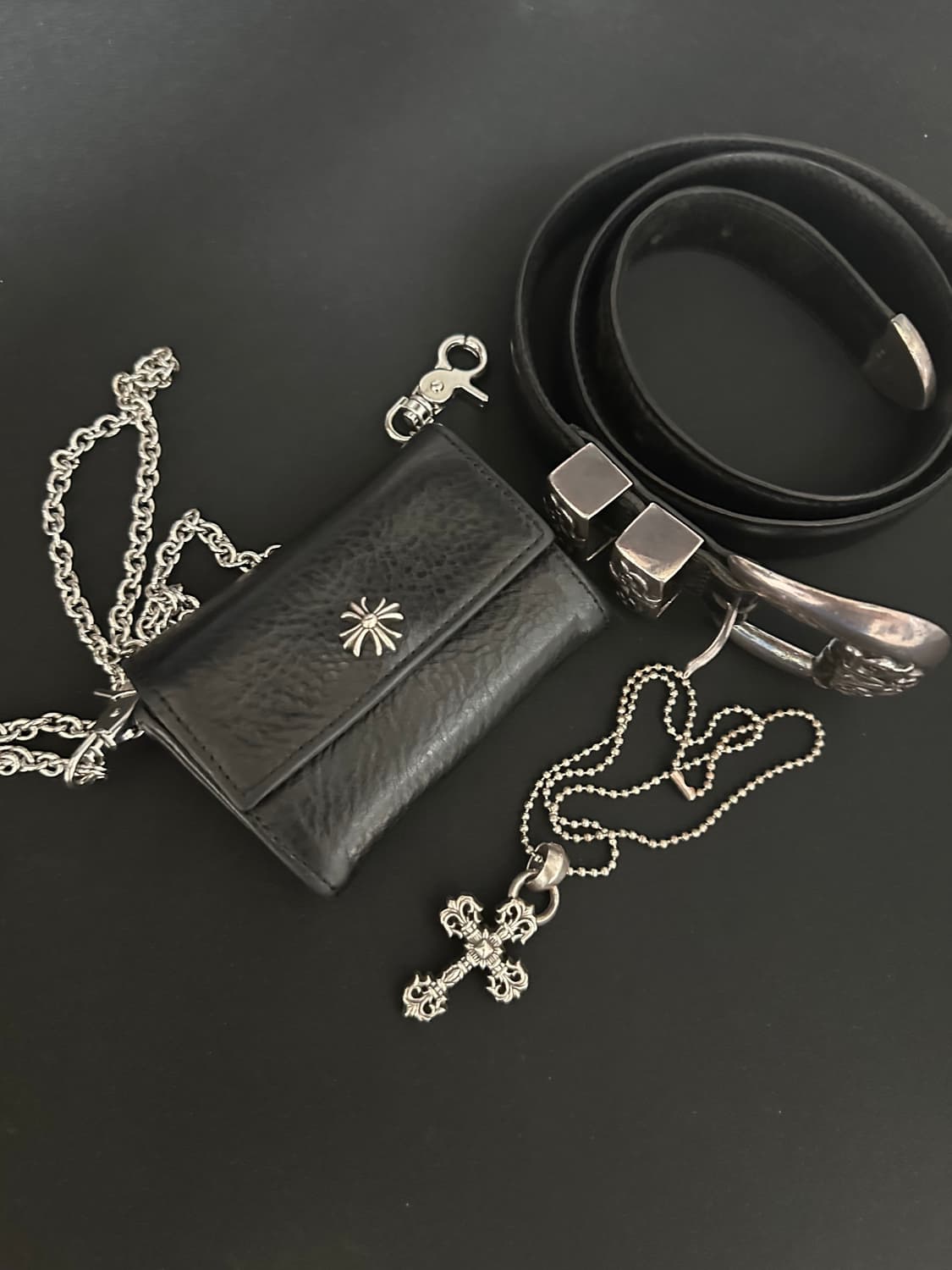 크롬하츠 4피스 벨트 상품이미지1