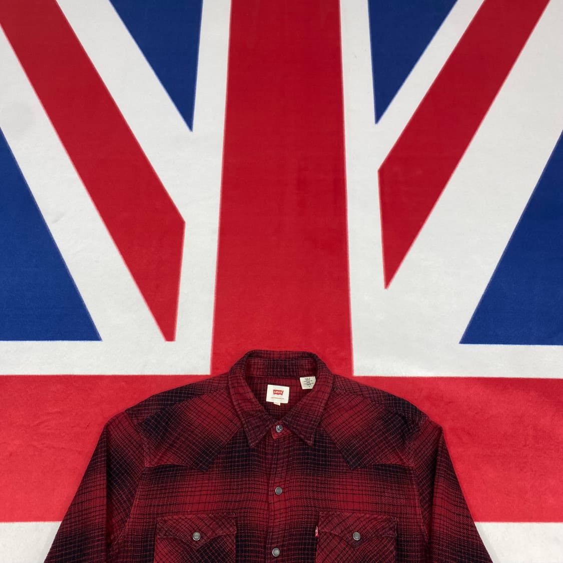 리바이스 플란넬 웨스턴셔츠 M 상품이미지2