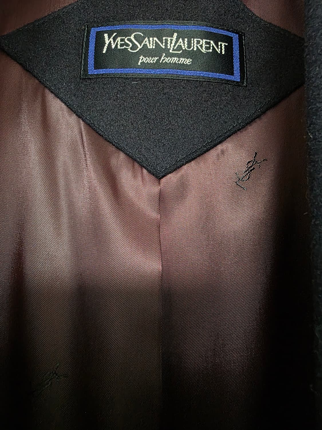 입생로랑 캐시미어 울 코트 XL 상품이미지3