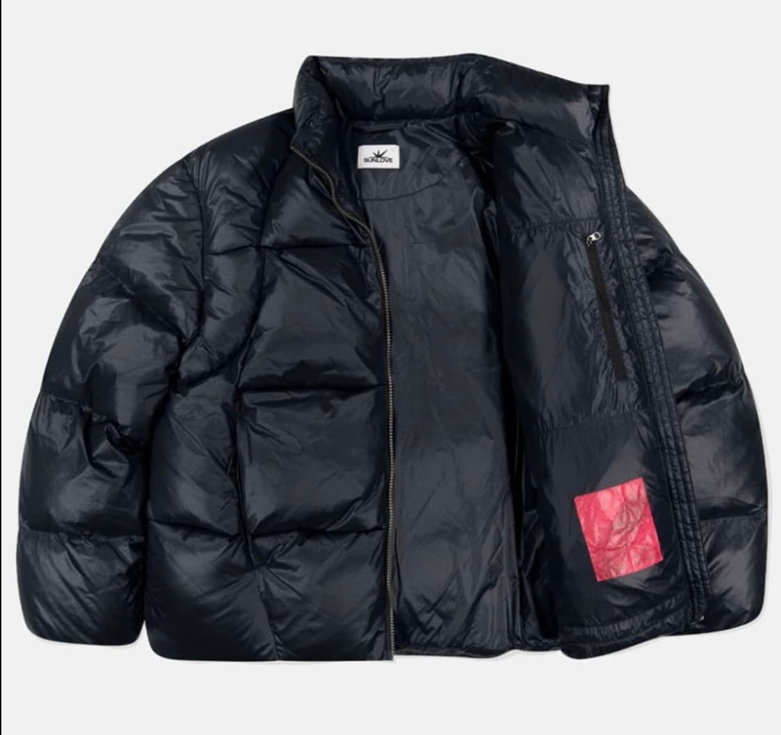 썬러브 Toray Slice Down Jacket Black 패딩 S 상품이미지3