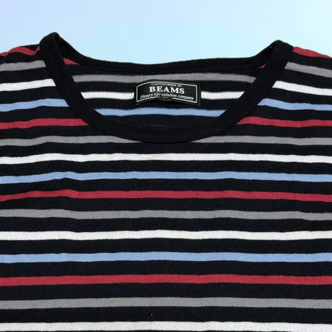 Beams 스트라이프 티셔츠 상품이미지2