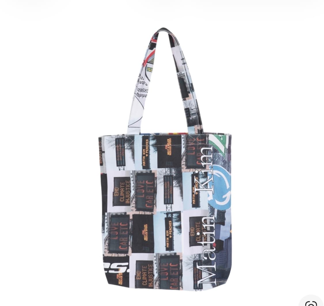 마뗑킴 x 피치스 그래픽 미들 에코백 상품이미지1