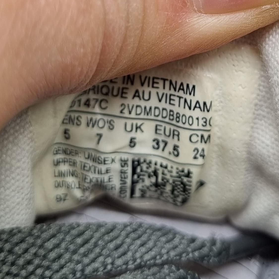 컨버스 척테일러 그레이 여성하이탑240. 상품이미지6