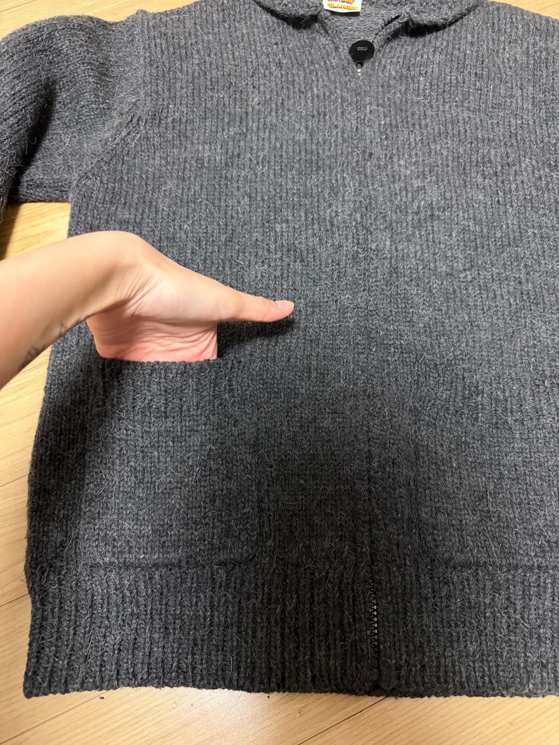 히스테릭글래머 코위찬 니트집업 상품이미지4