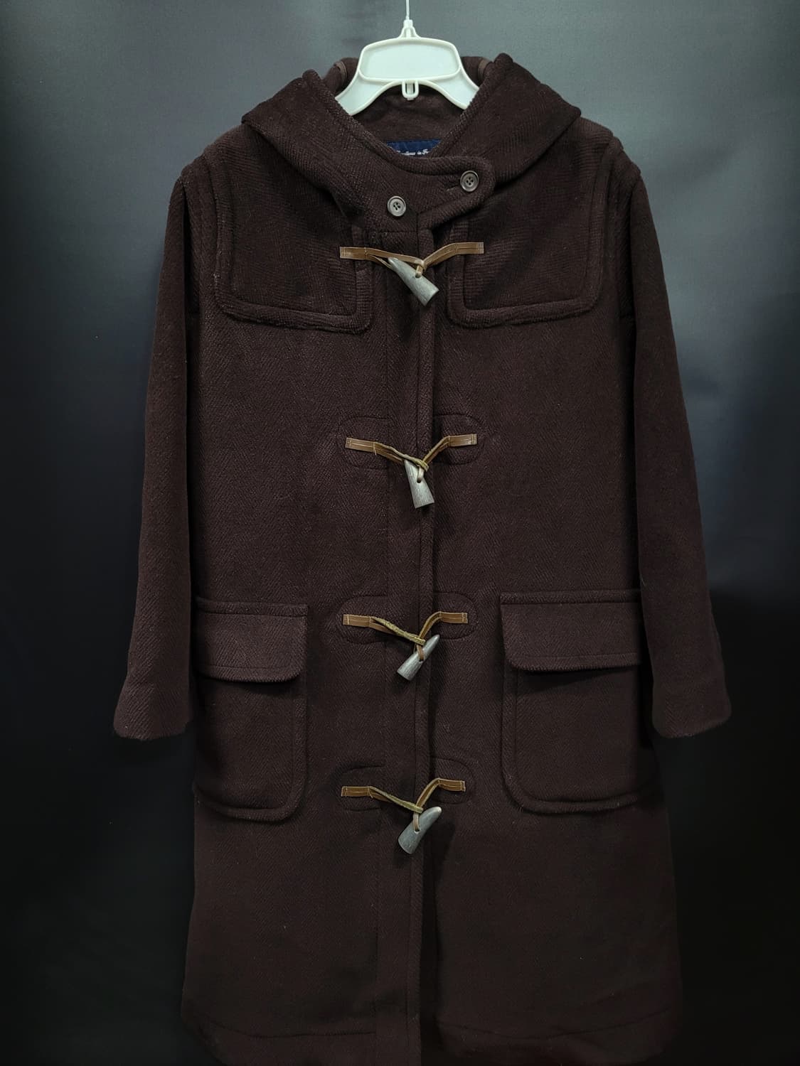 IVE LEAGUERS CLUB 잉글랜드 떡볶이 더블 후드 울코트  상품이미지7