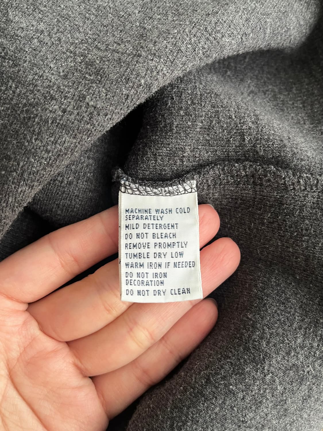 M) 폴로 랄프로렌 빈티지 하프집업 차콜 상품이미지5