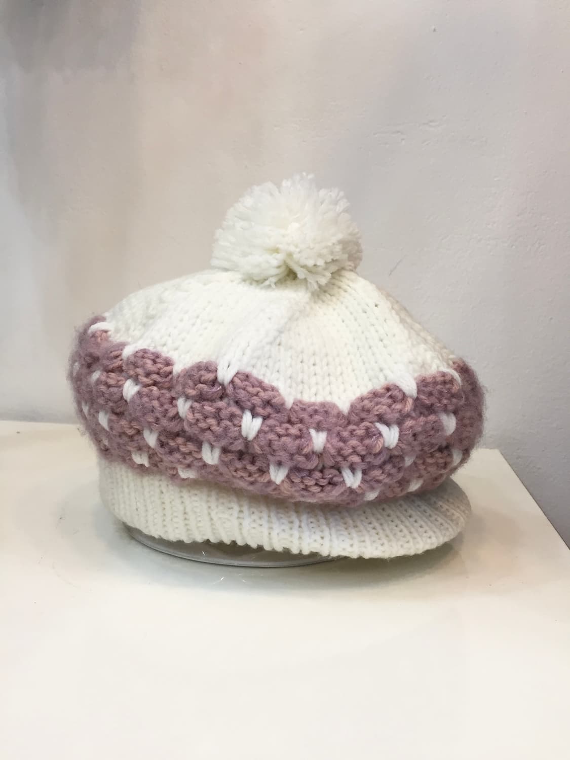 빈티지 방울 니트 캡 모자 상품이미지6