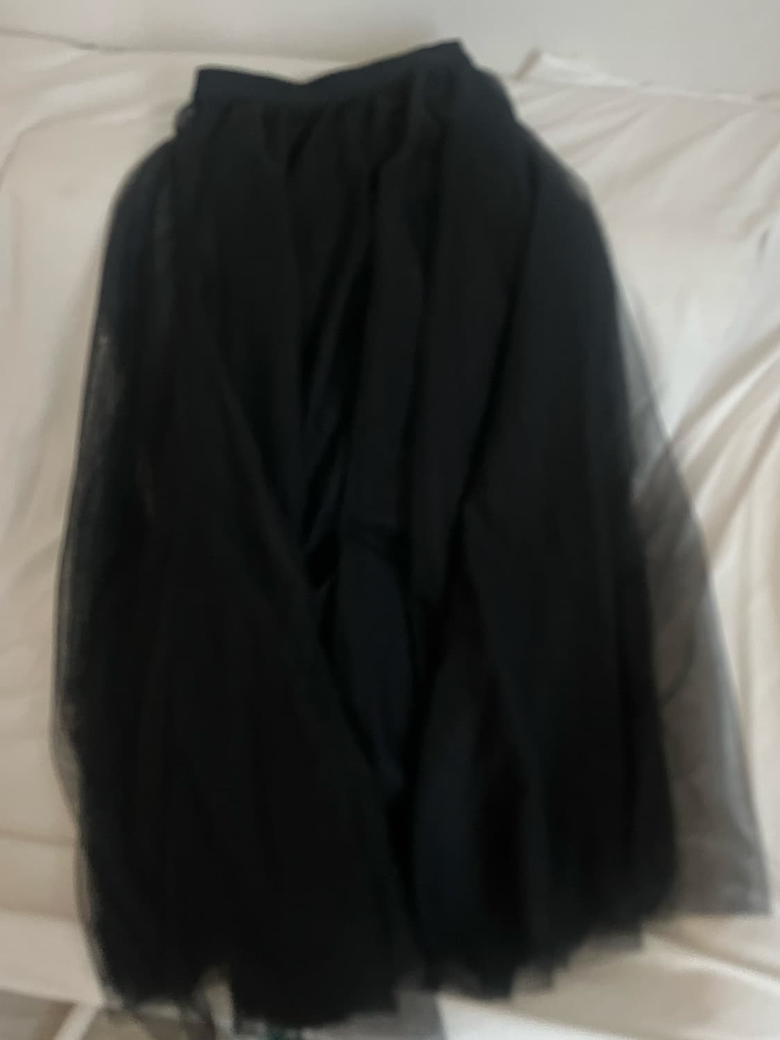 샵페어리 샤 롱 스커트 블랙 상품이미지2