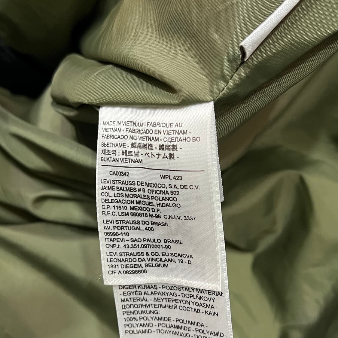  리바이스 웨스턴 퍼텍스 패딩 y15294 상품이미지7