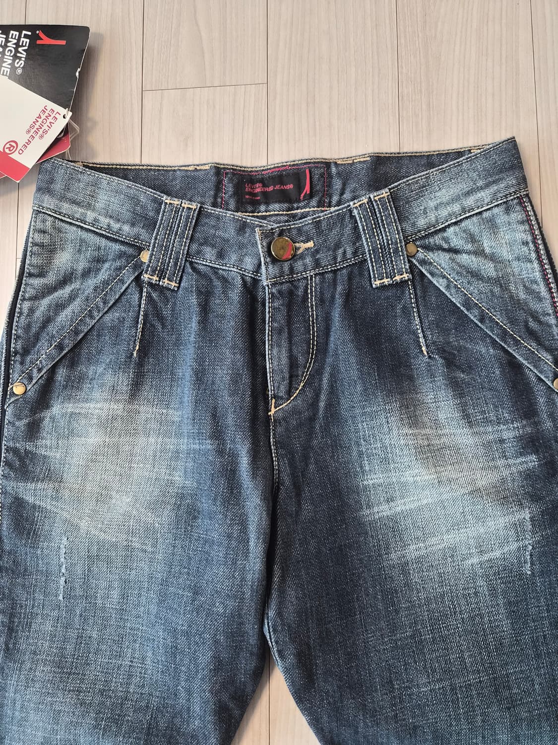 (새상품/택포) 리바이스 엔지니어드 진 입체재단 부츠컷 데님 팬츠 상품이미지3