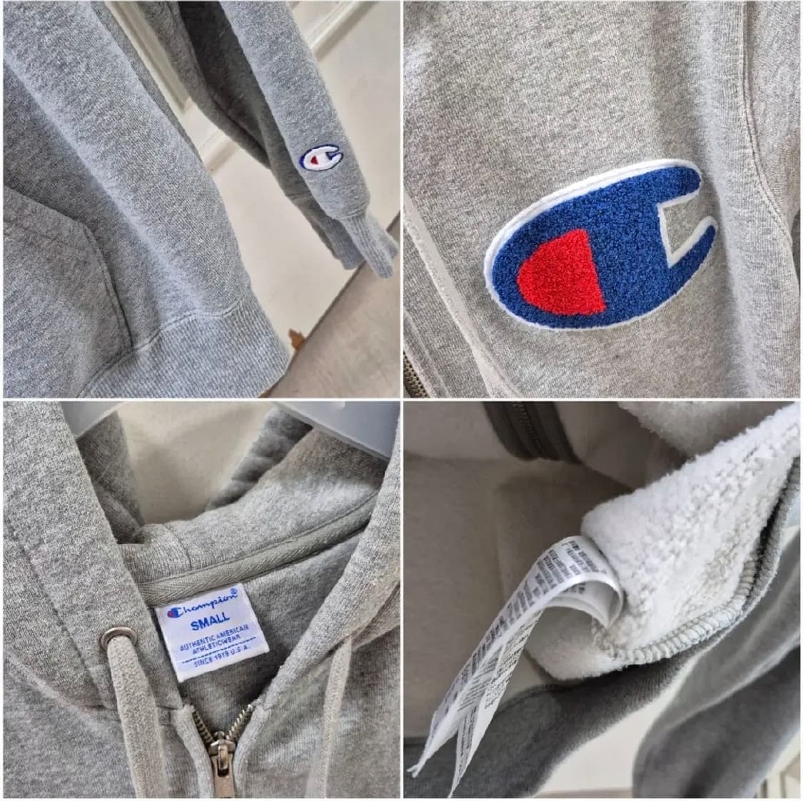 S급 챔피온 M 66 남여공용 기모 후드티자켓 상품이미지3